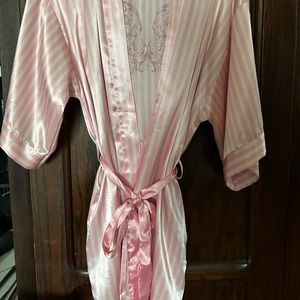 VS Butterfly 2009 FASHION SHOW satin wrap robe